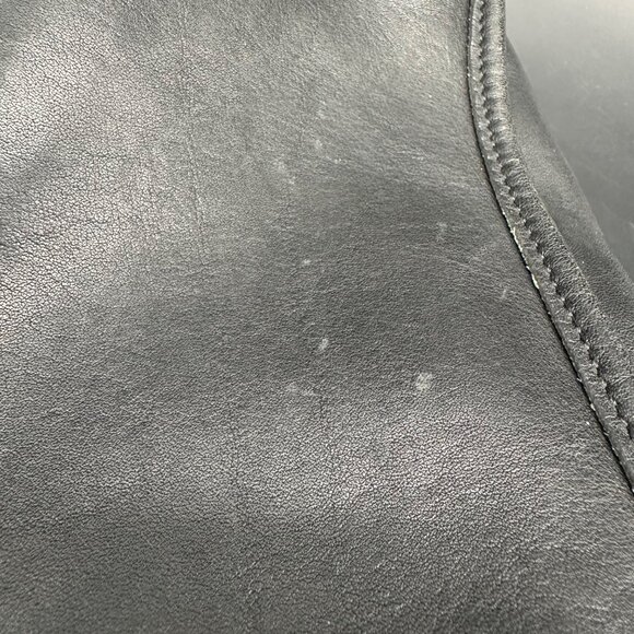 Vintage Coach Purse Willis 9927 Black Leather Messenger Crossbody Bag 1999 Y2K - Picture 8 of 16